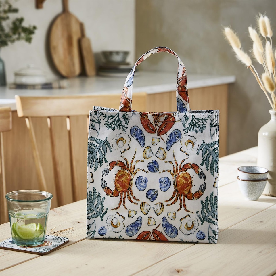 image 1 of Ulster Weavers Shellfish PVC Bag - Small Green
