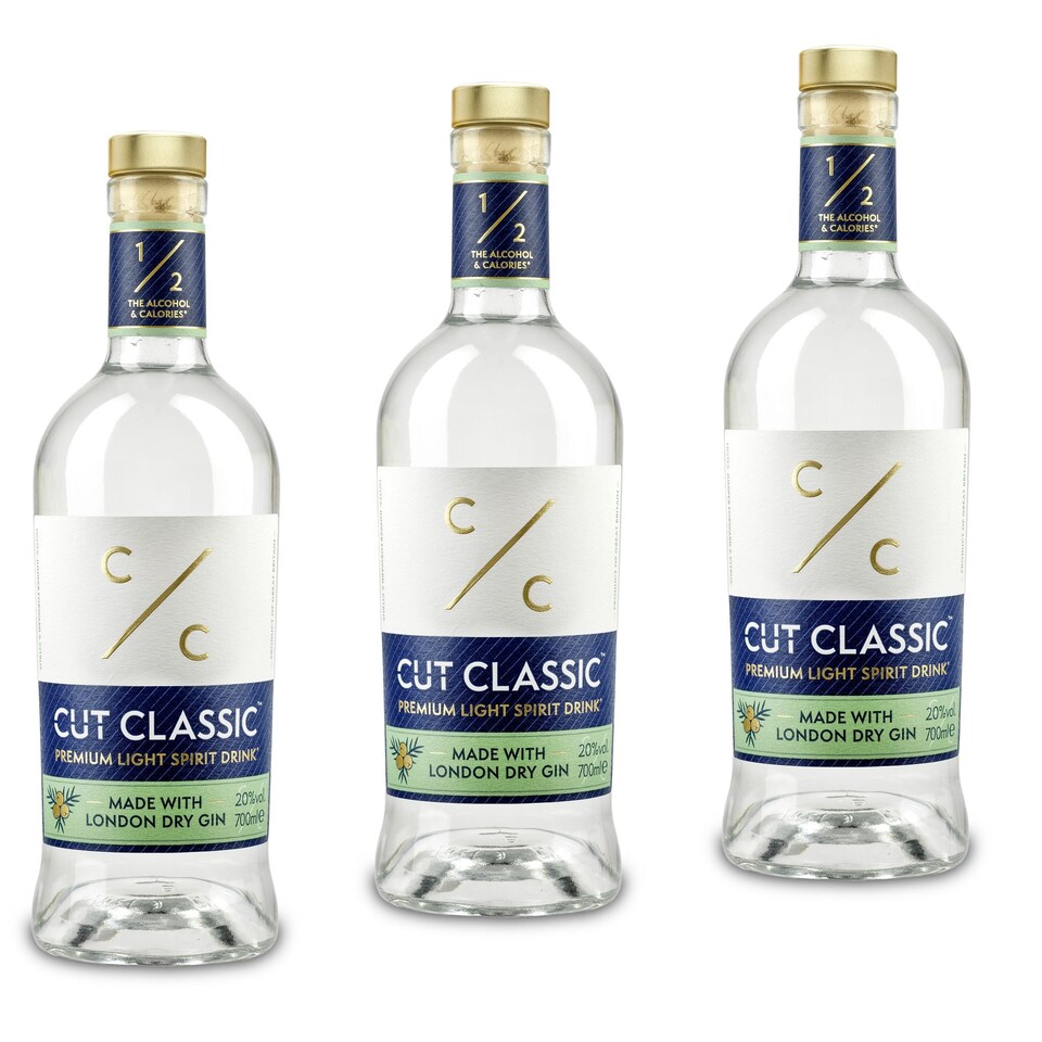image 1 of Cut Classic Mid-Strength London Dry Spirit Trio (3 x 70cl)