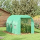 image 2 of Outsunny Polytunnel Green House with Sprinkler System, Wide Door, 4 x 3(m)