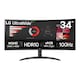 image 1 of LG Ultrawide 34WR50QK-B.AEK 34" Curved VA LCD Wide Quad HD FreeSync Monitor