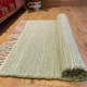 image 2 of Hush Hand Loomed Soft Rug in Muted Colours - Cotton - L120 x W180 cm - Pale Green