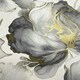 image 6 of Elysian Floral Black & Gold Wallpaper Black