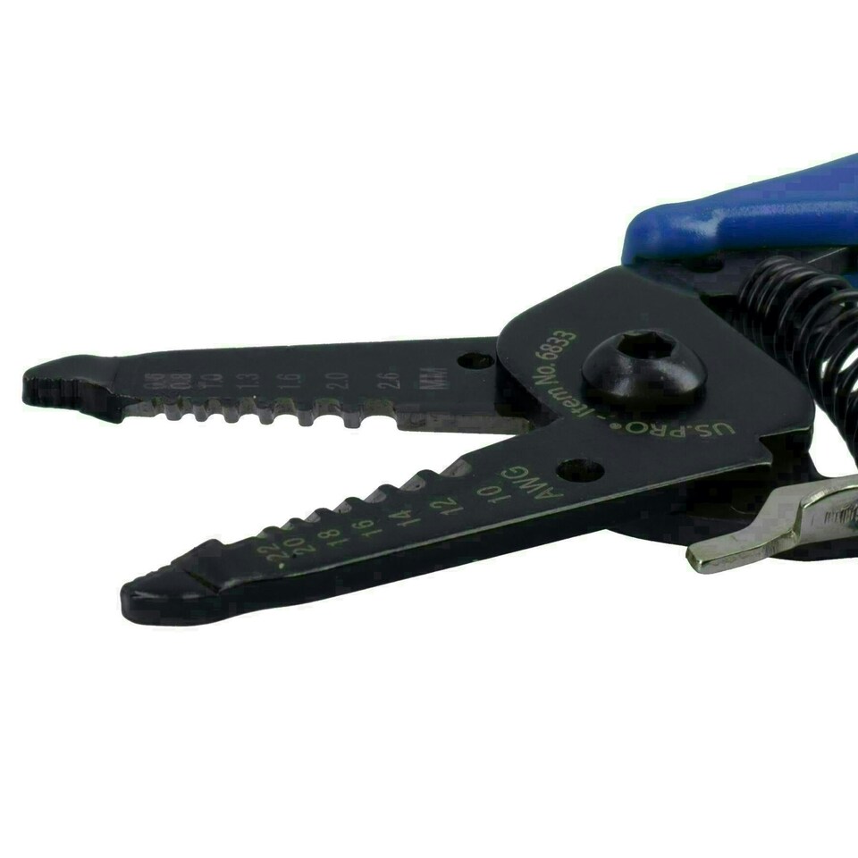 image 1 of 6in Mini Hand Held Electrical Wire Strippers Cutters for Wire 0.6mm - 2.6mm