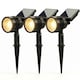 image 1 of Auraglow Solar Powered LED Garden Spike Lights - Pack of 3