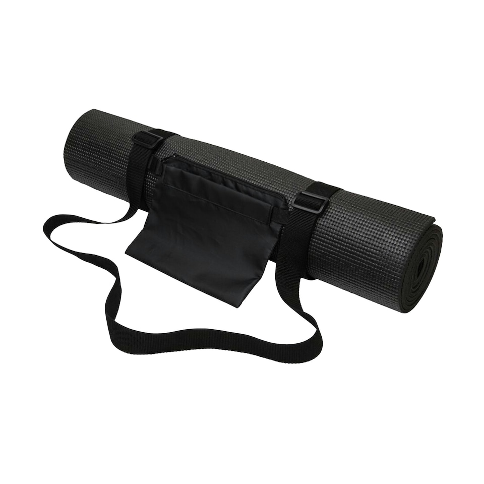 image 1 of Tri Dri Yoga And Fitness Mat - Black - One Size