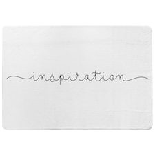 Text Inspiration (Rug) White | L
