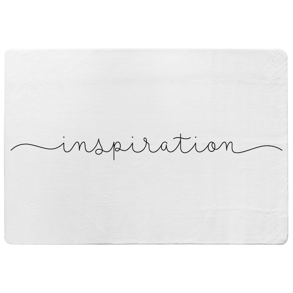 image 1 of Text Inspiration (Rug) White | L