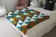 image 3 of Autumn Geometric Triangles Blanket | Multi