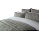 image 2 of Belledorm Lisbon Chevron Bedspread - Soft Grey - 260cm x 260cm