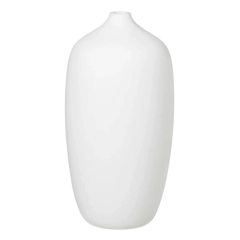 image 1 of Blomus Ceola Ceramic Vase 25cm - White