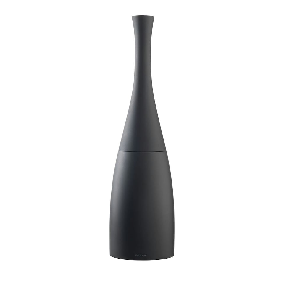 image 1 of Cosmic Toilet Brush Holder with Durable Resin for Bathroom Matt Black