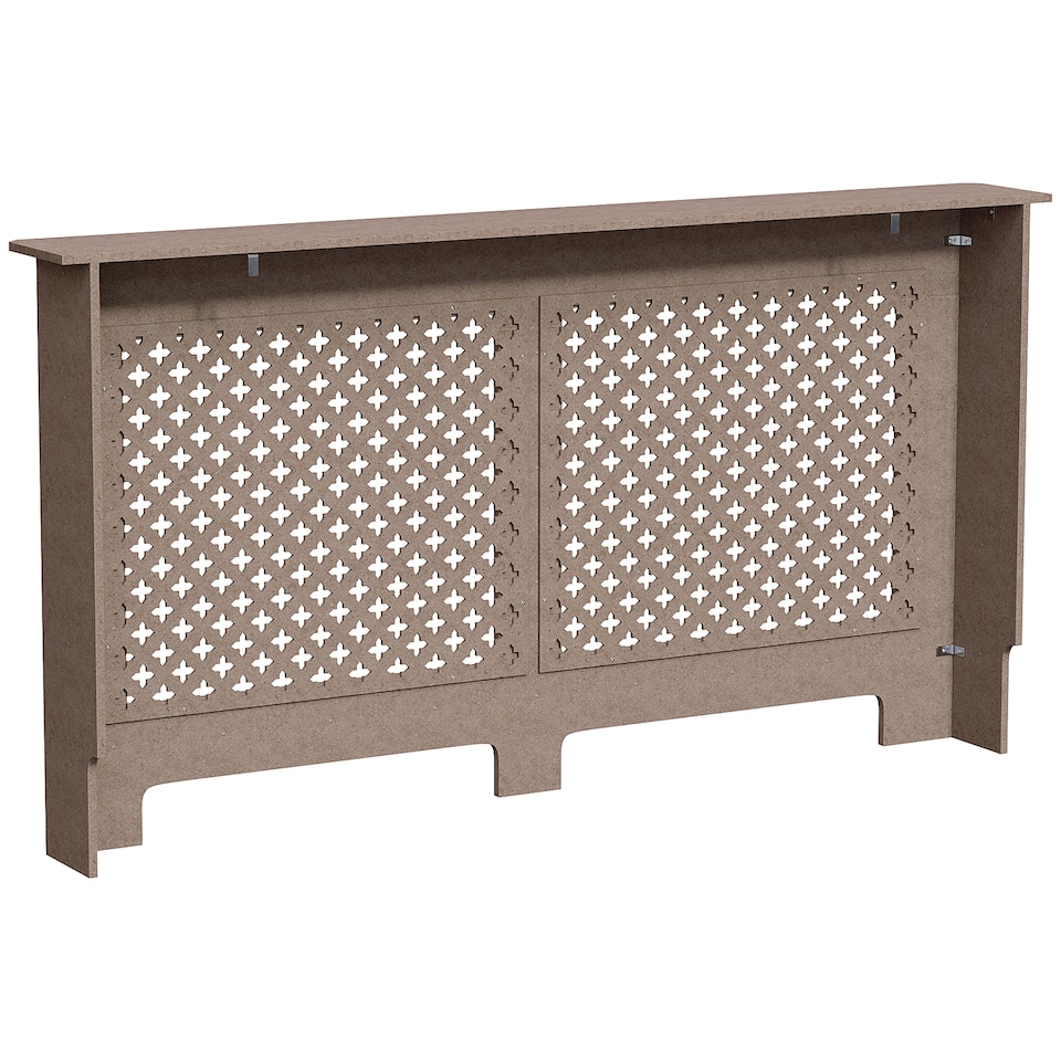 image 1 of Vida Designs Oxford Radiator Cover MDF Cabinet, Unfinished, 152cm
