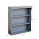 image 7 of Grey Wall Mounted Shelves Painted 3 Book Shelves Ideal for Kids Bedroom Kitchen | Grey