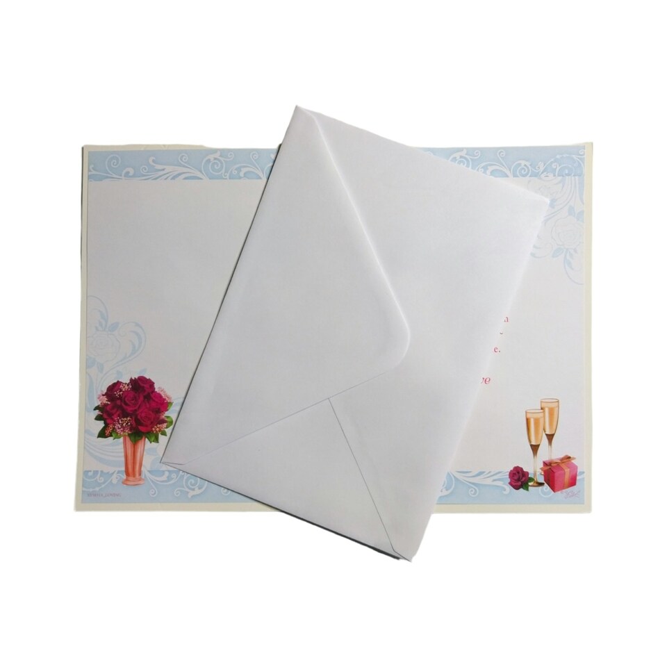 image 1 of I Will Always Love You Rose Flower Pot Design Greeting Card