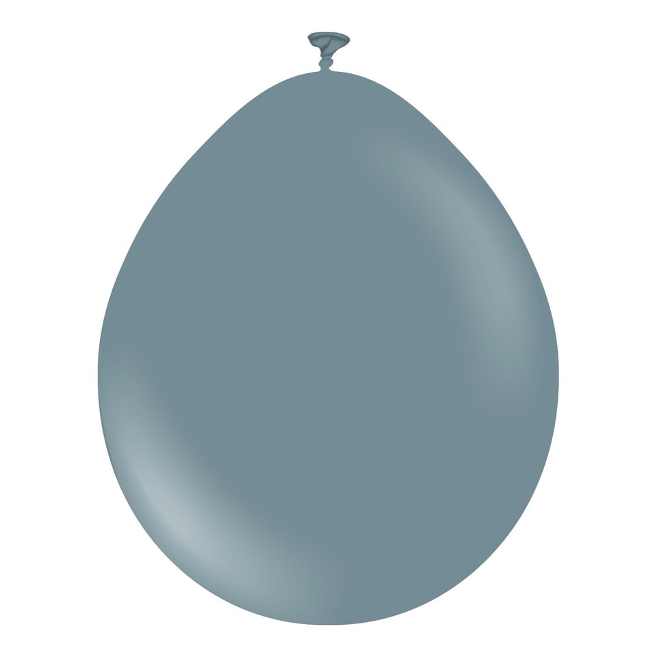 image 1 of Kalisan Retro Latex Balloons (Pack of 25) - Denim - One Size