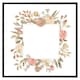 image 2 of Flower border (Picture Frame) White | XL