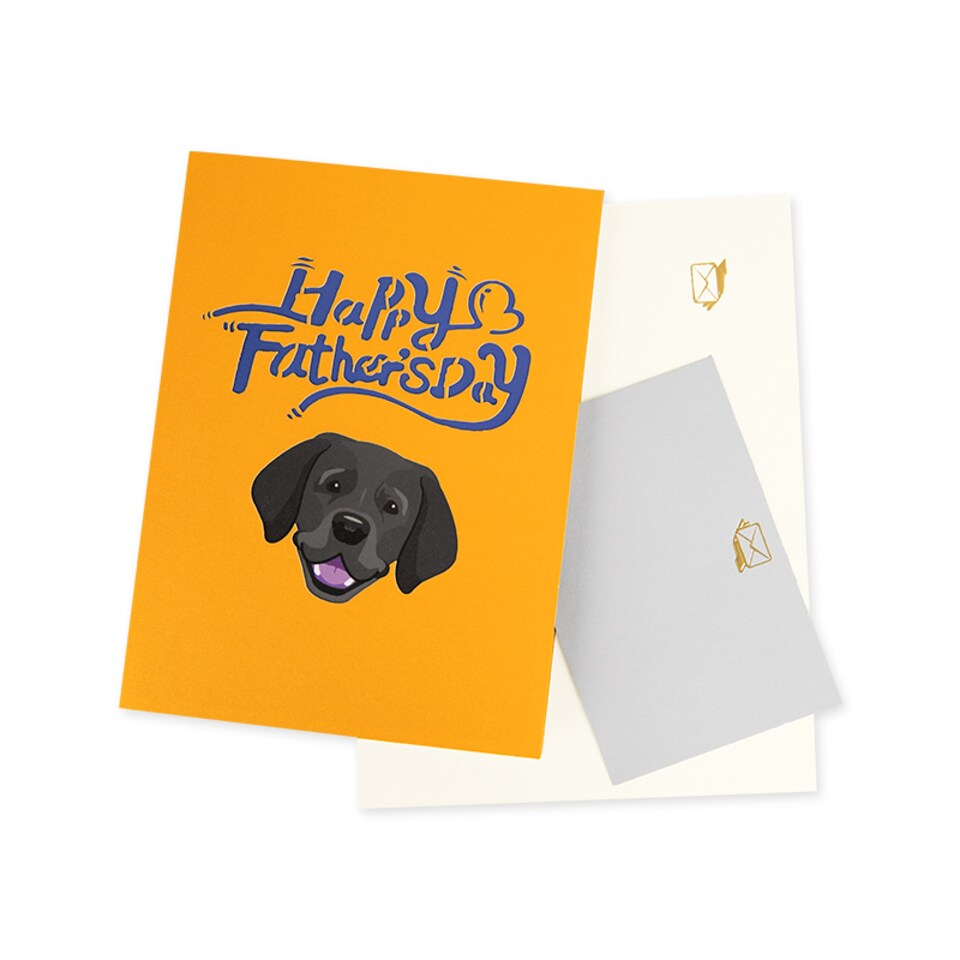image 1 of Paws for Dad 3D Pop Up Father’s Day Card