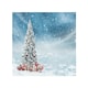 image 1 of Beautiful Decorated Snowed In Christmas Tree Dining Splash Back | White