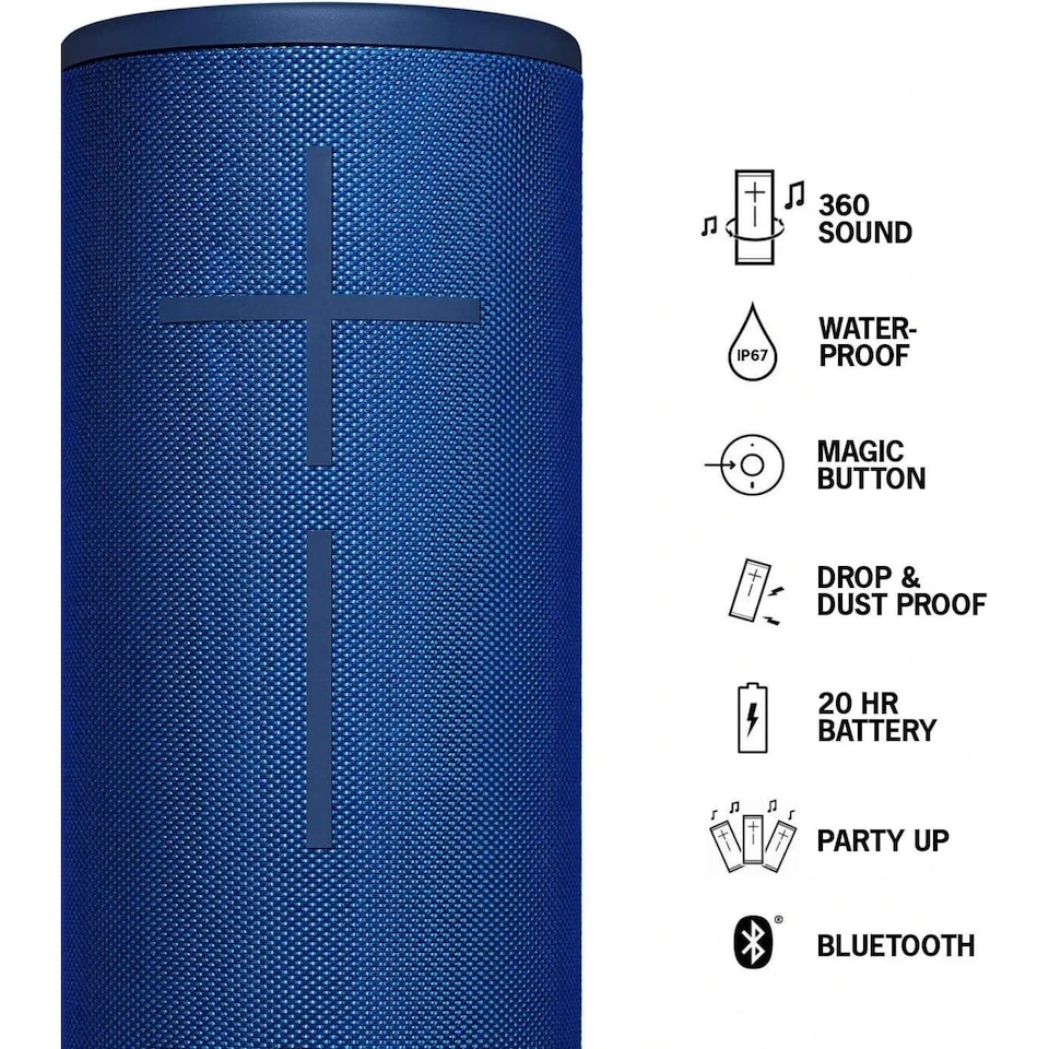 image 1 of Ultimate Ears MEGABOOM 3 Portable Wireless Bluetooth Speaker