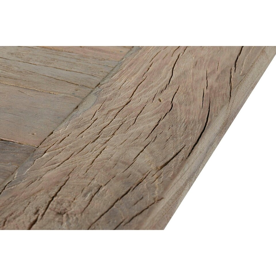 image 1 of Dining Table Home ESPRIT White Natural Recycled Wood Mango wood 200 x 100 x 77 cm 200,5 x 100,5 x 77 cm N/A