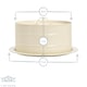 image 3 of Harbour Housewares Cream Vintage Metal Kitchen Cake Tin Kitchen Caddy Kitchen Storage Containers Canister