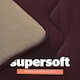 image 5 of Silentnight 10.5 Tog Seersucker Coverless Duvet and Pillowcase Set N/A | Berry/Natural | Double
