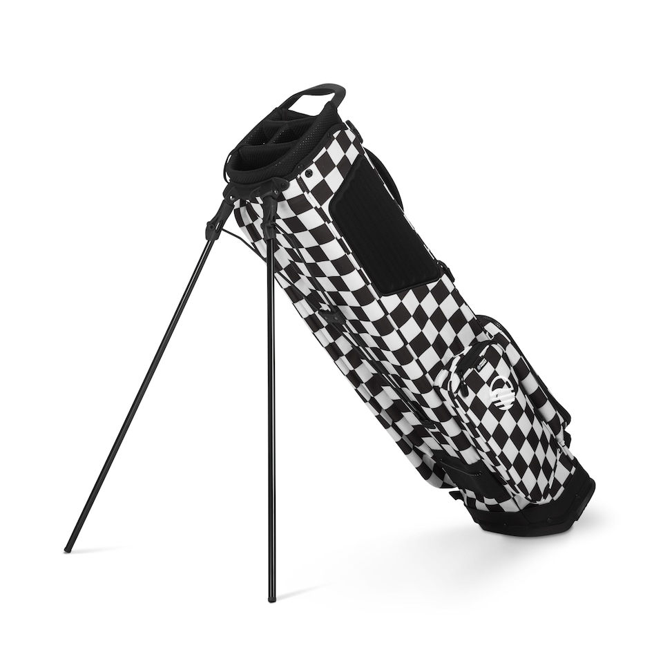 image 1 of El Camino Golf Bag - - Black & White Checker