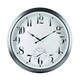 image 1 of Primrose Outdoor Garden Wall Clock with Thermometer Big Time 90cm Diameter