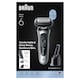image 8 of Braun Series 6 Electric Shaver, SmartCare Center, +2 Attachments, 62-S7650CC, Silver