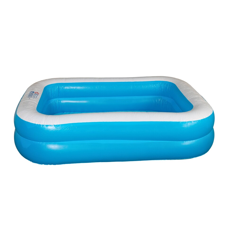 image 1 of 2m x 1.5m Jumbo Rectangular Inflatable Family Paddling Pool