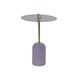 image 1 of Side table DKD Home Decor Leather Iron Lacquered (40 x 40 x 56 cm) N/A
