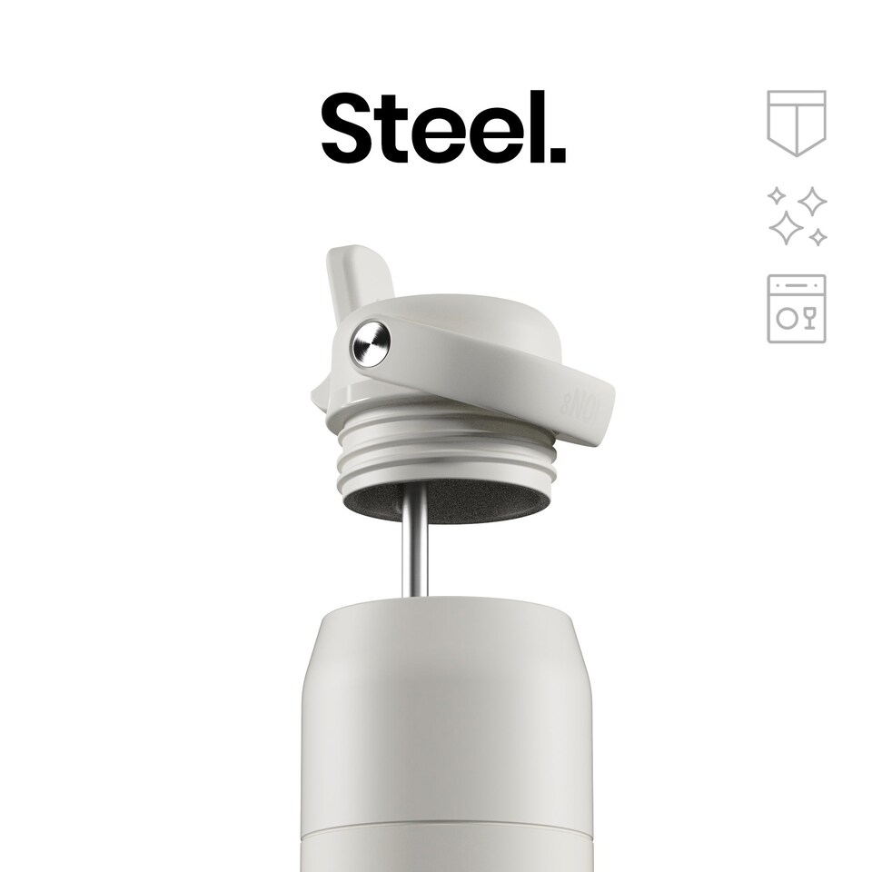 image 1 of ION8 URBAN Insulated Steel Water Bottle, Dual Tone, 360ml / 12oz