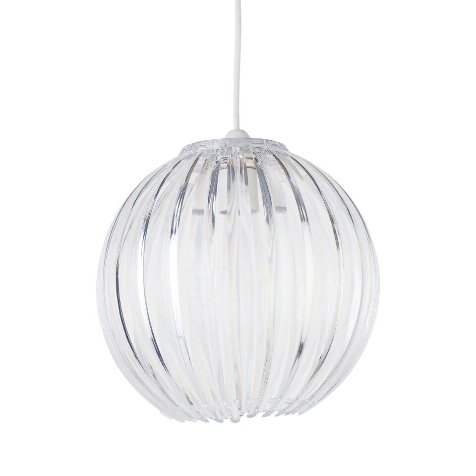 image 1 of Set of 2 Craw - Clear Acrylic Pendant Shades Clear