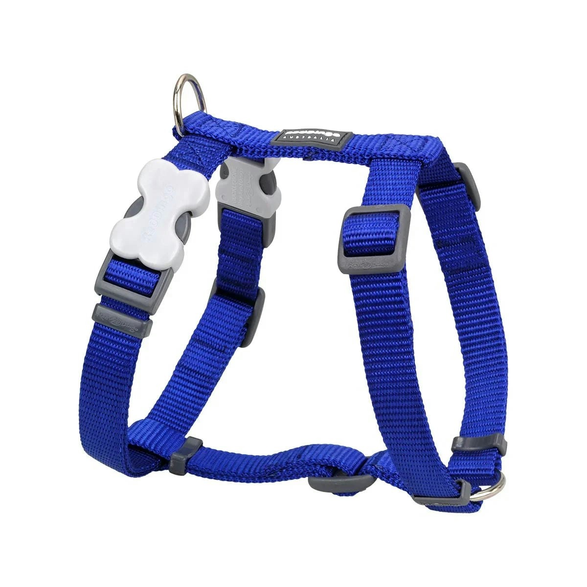Dog H-Harness Classic Dark Blue Blue XS
