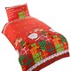image 1 of Dear Santa Christmas Polycotton Kids Duvet Cover Set With Pillowcase Red | Single