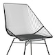 image 4 of Ellis Accent Dining Chair Gold Metal