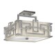 image 1 of Lanza 3 Light Semi Flush Mount Ceiling Light Nickel, E27