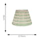 image 4 of ValueLights Riza Taper Pink Aztec Pleat Small Lamp Shade & Bulb | Pink