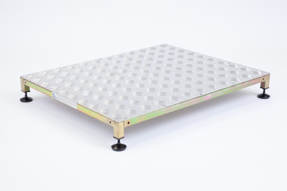 image 1 of The Ramp People Adjustable Mobility Step - Metal Outdoor Half Step