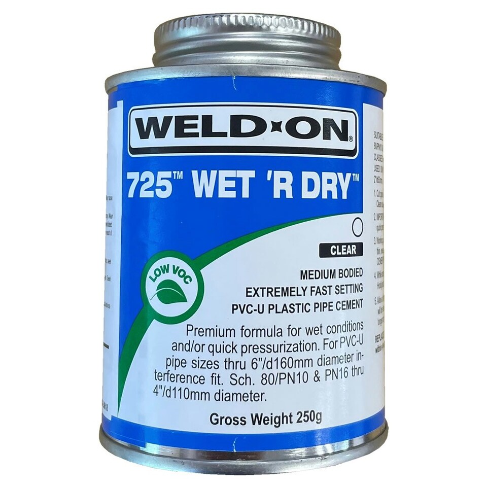 Plastica 1 x 240ml Wet r Dry Fast Cure Cement
