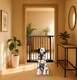 image 6 of Bettacare Extra Tall Elite Dog Gate, 107cm - 116cm, Matt Black, Extra Tall 96.8cm in Height, Pressure Fit Pet Gate | Black
