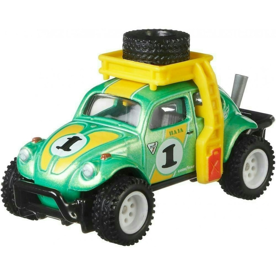 image 1 of Hot Wheels Premium Car Culture Volkswagen "Baja Bug" 1:64 Scale Die-Cast Vehicle