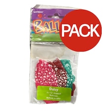 Unique Party Latex Printed Balloon (Pack of 5) - Multicoloured - One Size
