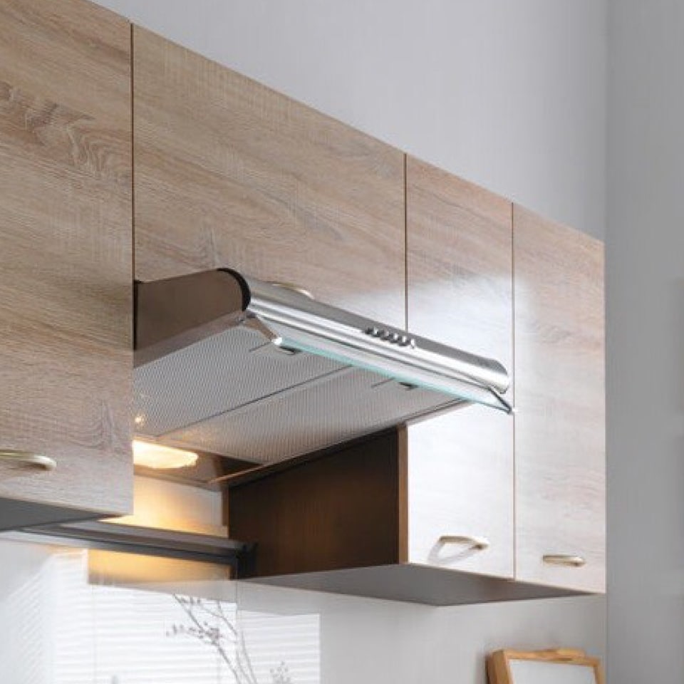 image 1 of Junona Kitchen Wall Cabinet Unit 2 Door Cupboard - Sonoma Oak W600xH570mm