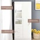 image 5 of HOMCOM 2-Door Wardrobe w/ Adjustable Shelf 3 Drawers for Bedroom, 180cm, White