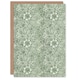 image 1 of William Morris Art Card Marigold Flower Green Pattern