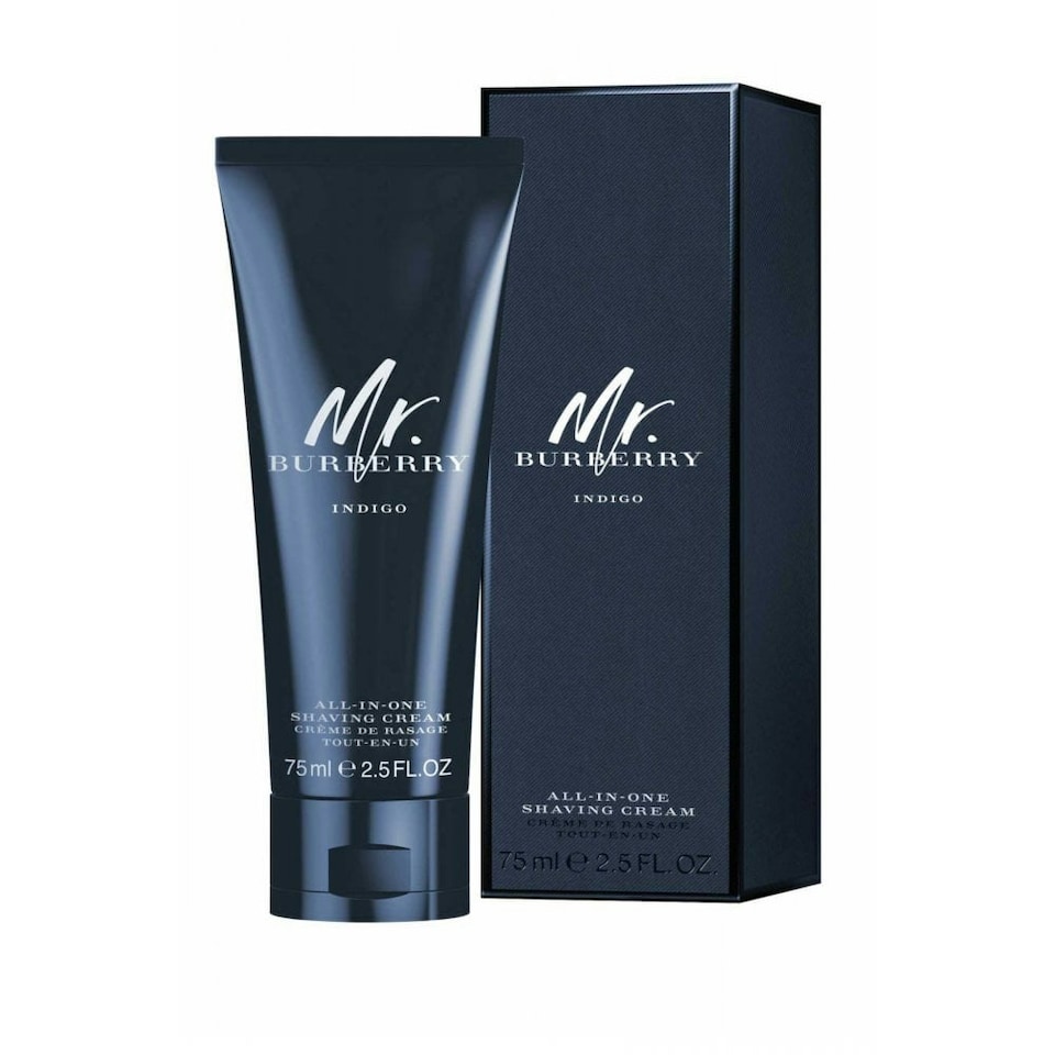 image 1 of Mr Burberry Indigo Shaving Cream All in One 75ml