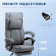image 3 of HOMCOM Executive Office Chair Reclining Office Chair with Headrest Dark Grey