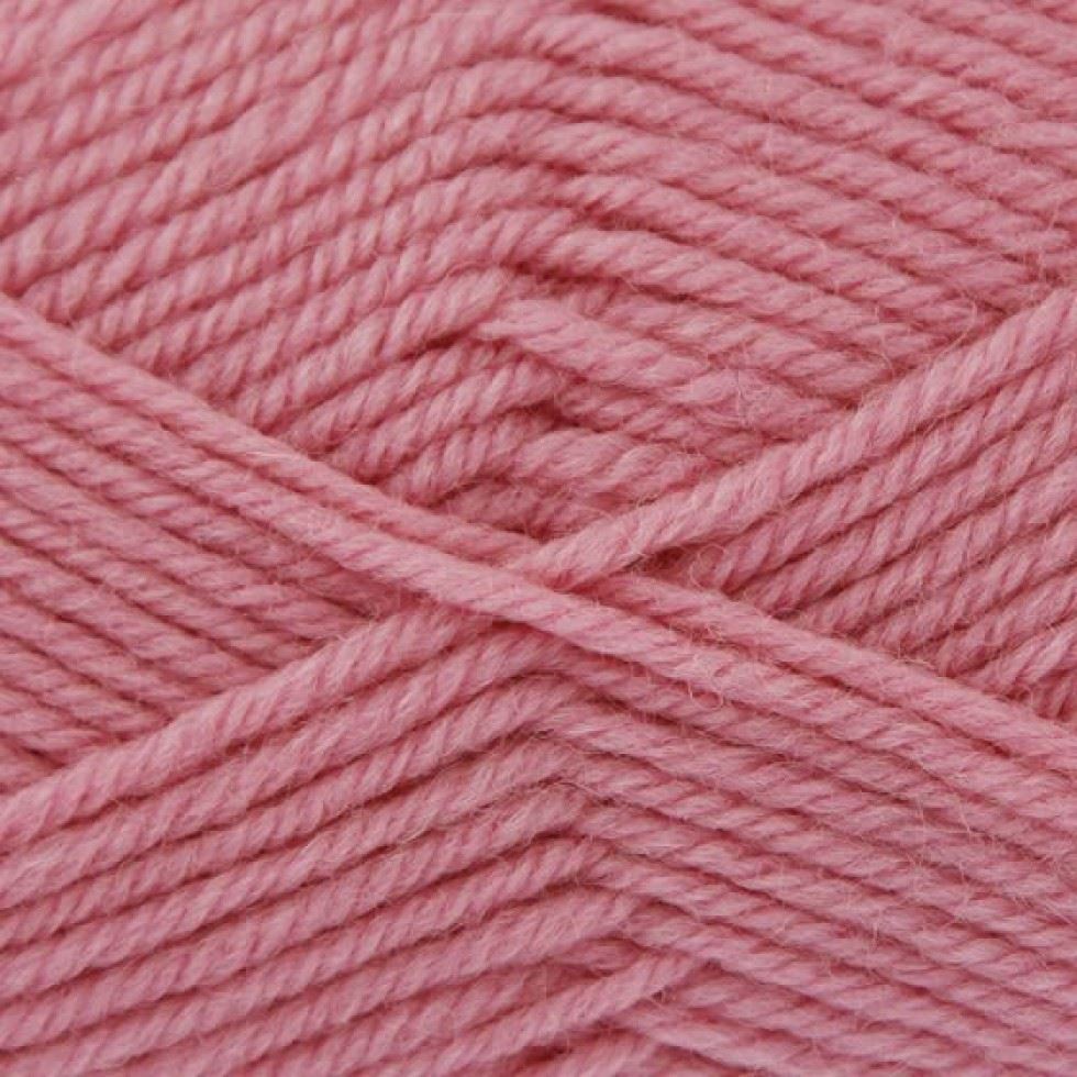 King Cole Pink Merino Blend 4 Ply Yarn Cone For Crochet, Knitting - per 500 gram ball