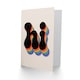 image 2 of Hi Vibrant Retro Rainbow Font Typography Word Thinking Of You Greeting Card